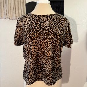 Vintage leopard print soft tee